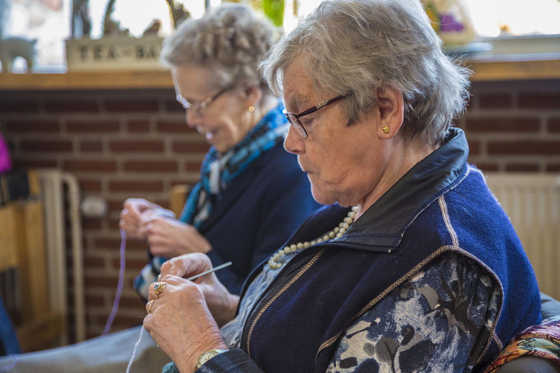 Haken is een van de vele activiteiten in Vitaal Dorp Everdingen